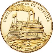 5 Dollars (Mark Twain) - Reverse