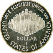 1 Dollar (Constitution) - Reverse