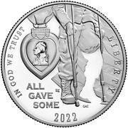 ½ Dollar (National Purple Heart Hall of Honor) - Obverse