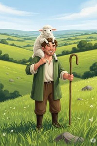 Le Mouton Retrouvé d'Antoine fairy tale story for 3-6 years children in French featuring tense themes