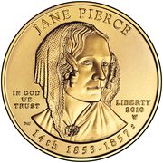 10 Dollars (Jane Pierce; Bullion Coinage) - Obverse