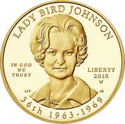 10 Dollars (Claudia Taylor "Lady Bird" Johnson; Bullion Coinage) - Obverse