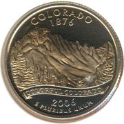 ¼ Dollar "Washington Quarter" (Colorado) - Reverse