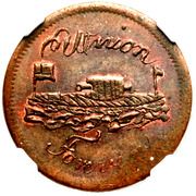 Token - Union Forever USS Monitor - Obverse