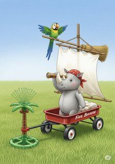 Rumble's Swashbuckling Treasure adventure story for 3-6 years children in English featuring exciting themes