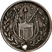 Civil War Token - Liberty and no Slavery - Reverse