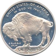 1 Dollar (American Buffalo) - Reverse
