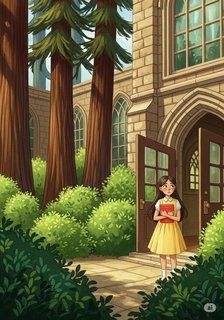 Ella's New Adventure daily life story for 7-12 years children in English featuring warm themes