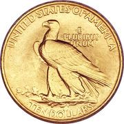 10 Dollars (Indian Head - No motto) - Reverse