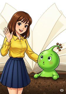 リゾーム哲学について educational story for 13-18 years children in Japanese featuring warm themes