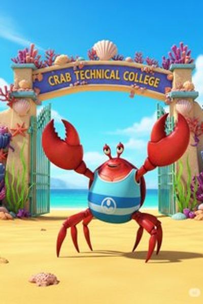 蟹高専 comedy story for 7-12 years children in Japanese featuring humorous themes