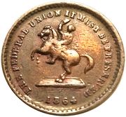 Civil War Token (Andrew Jackson) - Reverse