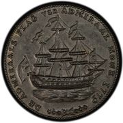 Rhode Island Ship Token - Obverse