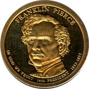 1 Dollar (Franklin Pierce) - Obverse