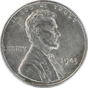 1 Cent "Steel Cent" - Obverse