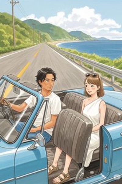 青い蜃気楼の夏 daily life story for 18+ years children in Japanese featuring warm themes