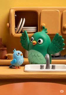 Luna’s Dishing Adventure educational story for 3-6 years children in English featuring warm themes