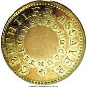 5 Dollars - C. Bechtler (150 G) - Reverse