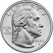 ¼ Dollar "Washington Quarter" (Althea Gibson) - Obverse