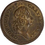 ½ Penny - Rosa Americana - Obverse