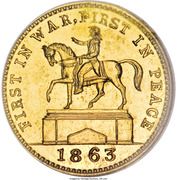 Civil War Token - George Fuld Dies (Restrike) - Obverse