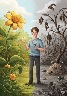 The Gardener of Your Mind educational story for 7-12 years children in English featuring healing themes