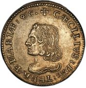 6 Pence - Lord Baltimore - Obverse