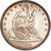 ½ Dollar "Seated Liberty Half Dollar" (without date arrows) - Obverse