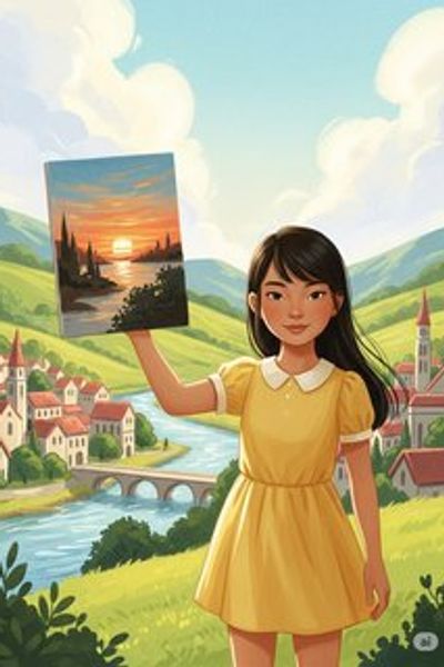 Lila’s Big Leap daily life story for 7-12 years children in English featuring warm themes