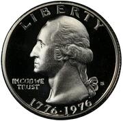 ¼ Dollar "Washington Quarter" (Bicentennial, Silver Issue) - Obverse