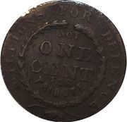 Civil War Token - Millions for Defense Not One Cent for Tribute (F-17/388) - Reverse