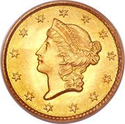 1 Dollar "Liberty Head" (Type 1) - Obverse