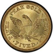 5 Dollars - Clark, Gruber and Co. - Reverse
