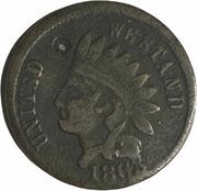 Civil War Merchant Token - Broas Pie Baker (New York, New York) - Obverse
