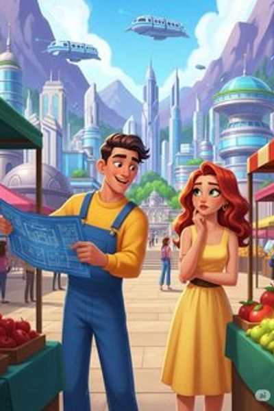 La Chispa de Recursópolis educational story for 7-12 years children in Spanish featuring warm themes