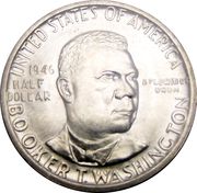 ½ Dollar (Booker T. Washington Memorial) - Obverse
