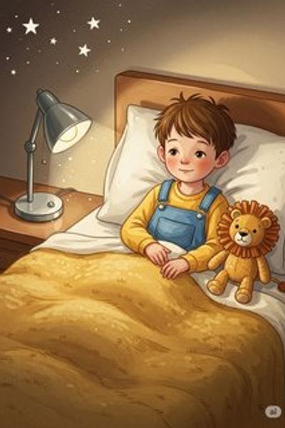 Leo's Bravery Quest daily life story for 3-6 years children in English featuring warm themes