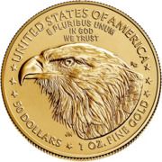 50 Dollars "American Gold Eagle" (Bullion Coinage) - Reverse