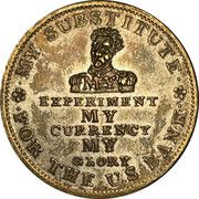Hard Times Token - Running Boar / Jackson - Reverse