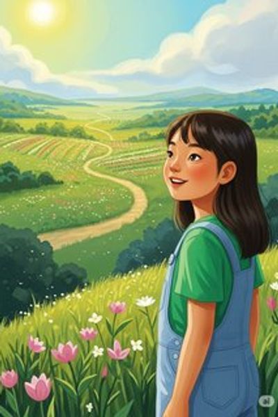 Elara's Green Spark educational story for 7-12 years children in English featuring inspiring themes