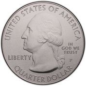 ¼ Dollar "Washington Quarter" (Tallgrass Prairie National Preserve - Silver 5 oz Bullion) - Obverse