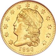 2½ Dollars "Capped Head - Quarter Eagle" - Obverse