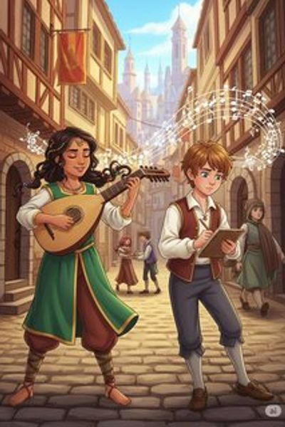 Ripples of Time: The Symphony of Change fantasy story for 7-12 years children in English featuring inspiring themes