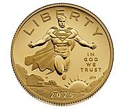 50 Dollars (Superman) - Obverse