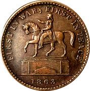 Civil War Token - Washington - Obverse