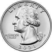 ¼ Dollar "Washington Quarter" (Crossing the Delaware) - Obverse