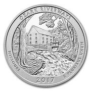 ¼ Dollar "Washington Quarter" (Ozark National Scenic Riverways, Missouri - Silver 5 oz Bullion) - Reverse