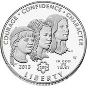 1 Dollar (Girl Scouts of the USA Centennial) - Obverse