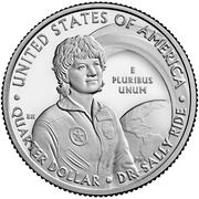 ¼ Dollar "Washington Quarter" (Dr. Sally Ride) - Reverse