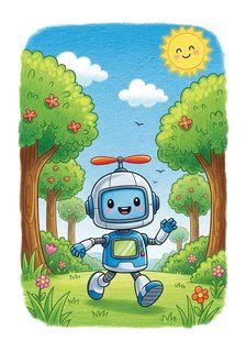 AQUOSくんのわくわくアドベンチャー adventure story for 3-6 years children in Japanese featuring warm themes